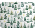 Christmas Trees Dish Drying Mat 18x24 Inch Large Size Winter Dish Dry Mats by farg