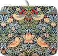 Navy Blue Sage Green Chinoiserie Dish Drying Pad 16 x 18 Inch by APORTT