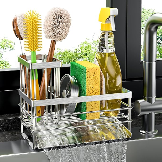 Cisily Sink Caddy Sponge Holder by CISILYHOMELIFE
