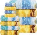 SEMAXE 12-Piece Family Bathroom Towel Set by SEMAXE