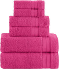 Elegant Comfort Luxury 6-Piece Towel Set, Premium Soft 100% Turkish Cotton by ELEGANTCOMFORT