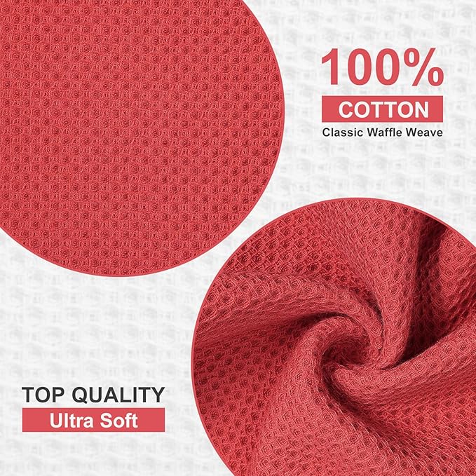 Homaxy 100% Cotton Dish Cloths, 8 Pack - Image 4