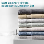 Fabdreams 100% Organic Cotton Bath Towel Set of 6 700 GSM Hotel Premium Plush - Image 5