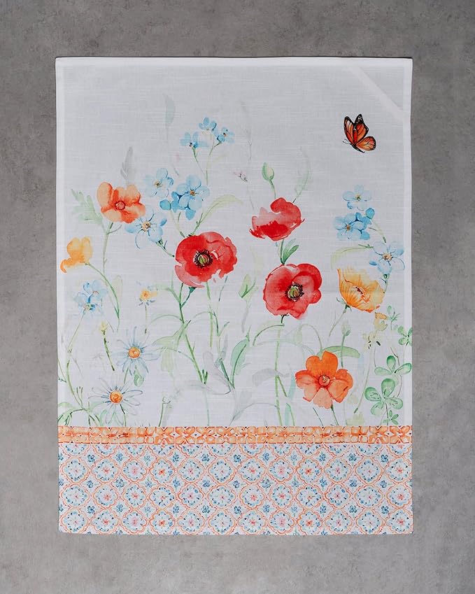 Maison d' Hermine Kitchen Towels Set of 3 100% Cotton 27.50" x 20" Reusable - Image 2