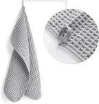 POLYTE 430 GSM Microfiber Lint Free Washcloth Face Towel, 13 x 13 in, 4 Pack - Image 3