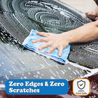 FIXSMITH Microfiber Cleaning Cloth, Shop Towels Bulk, Microfiber Towels - Image 3