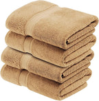 Superior Egyptian Cotton Pile Bath Towel Set of 4, Ultra Soft Luxury Towels - Image 2