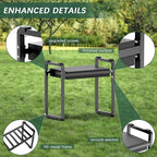 FLINTER 10.2" Wider Garden Kneeler and Seat, Heavy Duty Thick Gardening Bench for Kneeling and Seat - Garden Kneelers for Seniors, Gardening Stools for Women, Grandparents, Gardeners, Black - Image 6