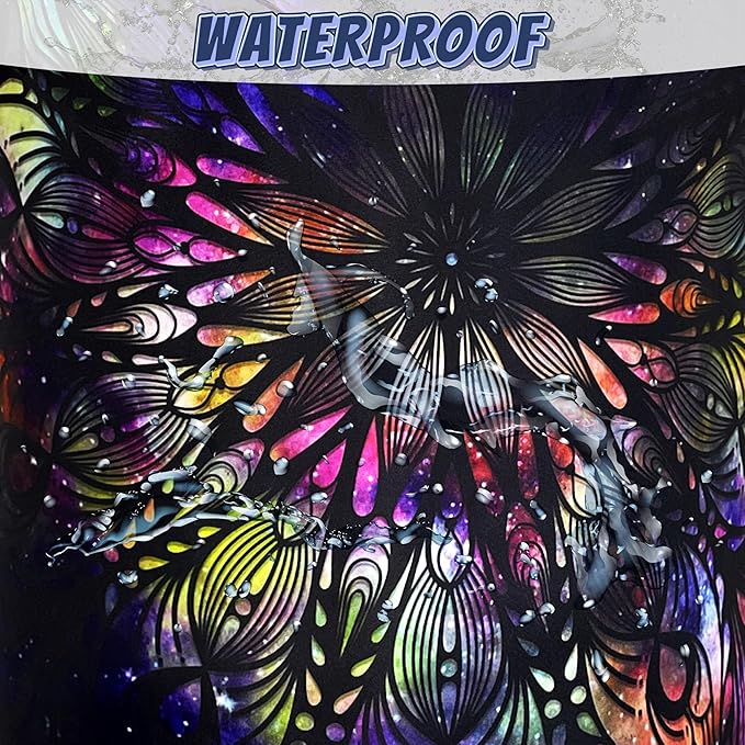Personalize Mandala Laundry Basket Oxford Cloth Foldable Galaxy Laundry Hamper - Image 4