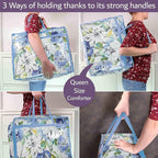 Clear Vinyl Zippered Storage Bags 40L Sturdy Storage Bags - Image 6