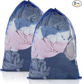 2 Pack Mesh Laundry Bags, 23 x 34 Inches Heavy Duty Mesh Laundry Bag, Large by PEASUG