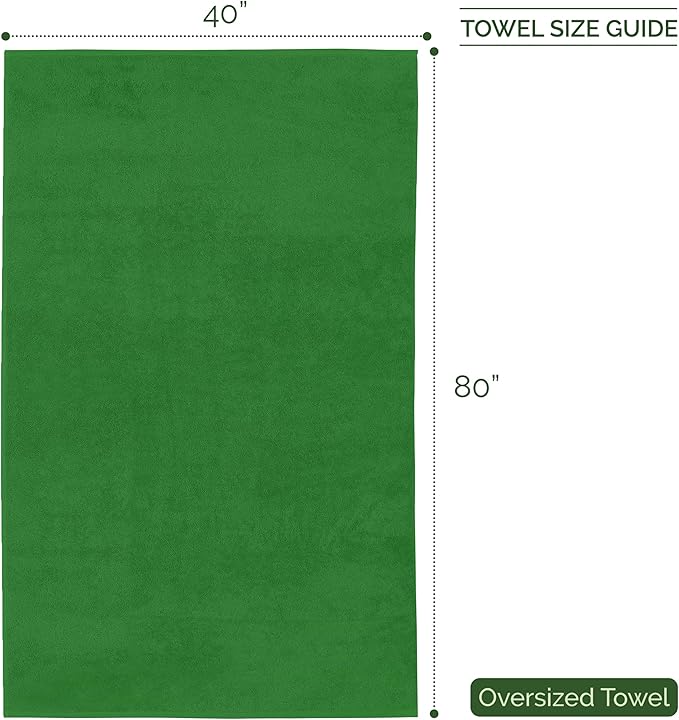 Elegant Comfort Three Line Popcorn Extra Large Luxury Bath Towel - Image 4