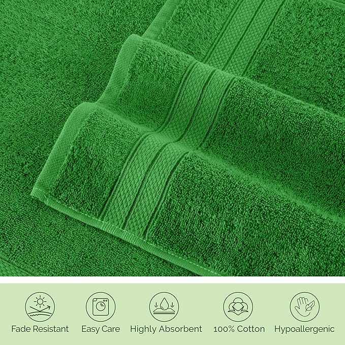 Elegant Comfort Luxury 6-Piece Towel Set, Premium Soft 100% Turkish Cotton - Image 7