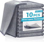 10 Pcs New Upgrade 3-Layer Non Scratch Wire Dishcloth, Wire Dishwashing Rag by Unknown