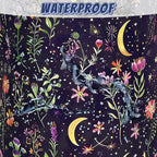 Moon Wild Flowers Laundry Basket Oxford Cloth Colorful Floral Laundry Hamper - Image 4