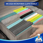 MR.SIGA Waffle Pattern Cleaning Cloths, Reusable Absorbent Microfiber Cleaning - Image 7