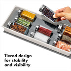 OXO Good Grips Kitchen, Compact Spice Drawer Organizer - Image 3