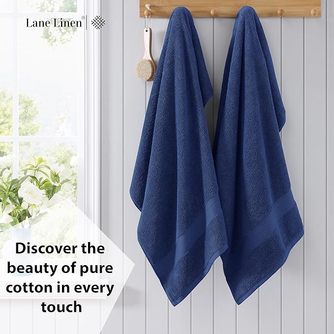LANE LINEN Bath Towels 4 Pack - Image 3