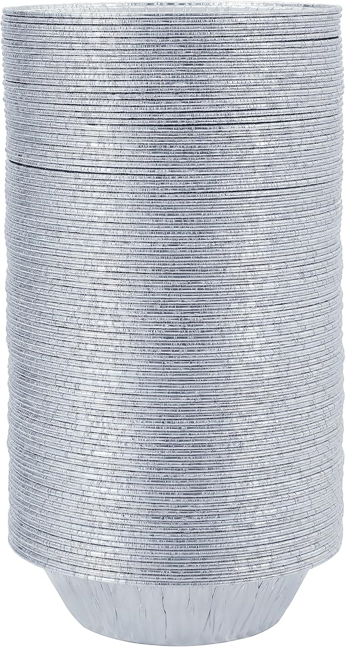 Pie Pans 5 inch HEAVY-DUTY Disposable Aluminum Foil pie/tart Pans - Image 4