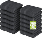 Utopia Towels 12 Pack Premium Wash Cloths Set, 12 by 12 Inches, 100% Cotton by UTOPIATOWELS