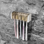 5 Slots Wall Mount Toothbrush Holder - Image 3