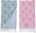 sea me at home Christmas Hand Towels Set of 2, Festive Holiday Bathroom & by seameathome