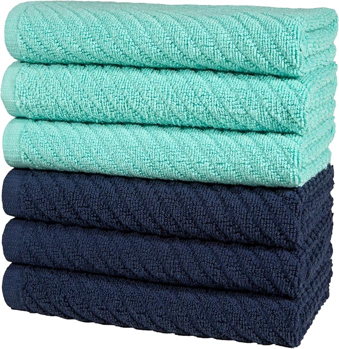 Premium Kitchen Towels | Large Cotton Kitchen Hand Towels | Dish Towels | - Image 6