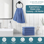 CASA PLATINO Bath Hand Towels for Bathroom - Image 2