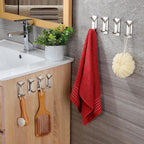 Taozun 8-Pack Adhesive Hook, Towel Hook/Coat Hook - Image 2