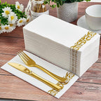 200 Pack Guest Towels Disposable Bathroom, Soft and Disposable Hand Towels - Image 2