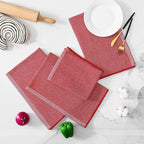 Homaxy Premium Kitchen Towels, Large Cotton Kitchen Hand Towels, Flat and Terry - Image 5