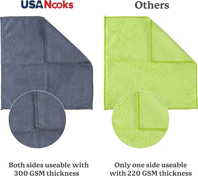Microfiber Cleaning Cloth Grey - Image 3