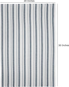 COTTON CRAFT - 4 Pack - Basket Weave Kitchen Towels - Grey - Cotton - Oversized - Image 2