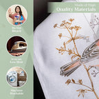 Maison d' Hermine Kitchen Towels Set of 3 100% Cotton 27.50" x 20" Reusable - Image 3