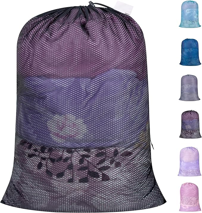 Polecasa Extra Heavy Duty Large Diamond Mesh Laundry Bags by Polecasa
