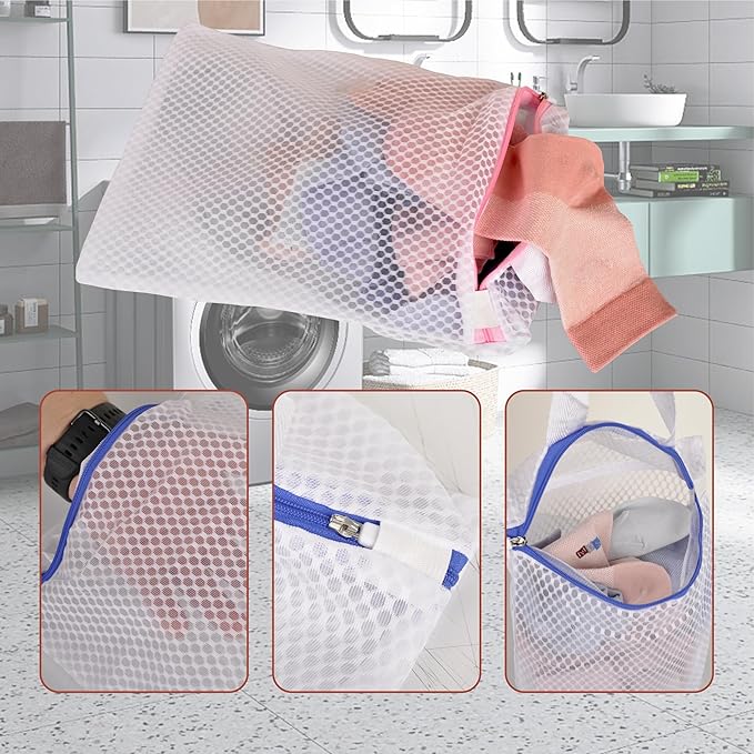 3-PACK Hanging Mesh Laundry Bags - Image 5
