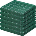 Mordimy 100% Cotton Terry Cloth Dish Cloths, Soft and Absorbent Checkered Dish by Mordimy