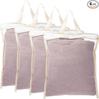 4Pcs Small Mesh Laundry Bags for Delicates Hanging Mini 12 x 10 Inches Durable by Ouligay