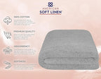 American Soft Linen 100% Cotton 600 GSM Turkish 40x80 Oversized Bath Towel Sheet - Image 4