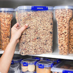 Sistema KLIP IT PLUS Cereal Storage Container | Airtight 4.2 Litre Food Pantry - Image 7