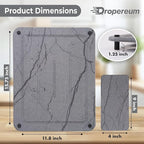 Stone Drying Mat for Kitchen Counter + Sink Caddy | 15.7"x11.8" Diatomaceous - Image 2