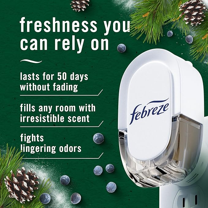 Febreze Plug in Air Freshener, Odor-Fighting Scented Oil Refill, - Image 4