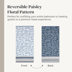 Modern Threads Ophelia 6-Piece 100% Cotton Towel Set – Reversible Yarn Dyed - Image 6