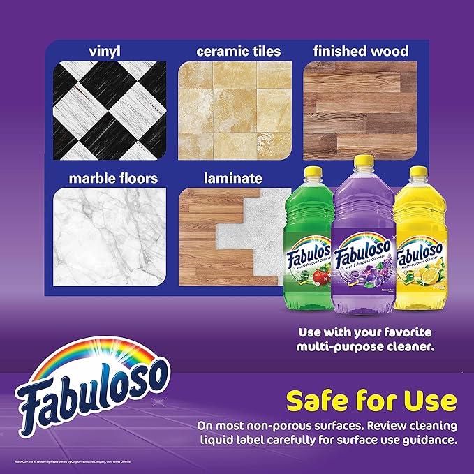 Fabuloso Microfiber Cleaning Cloths, 8 ct, Rainbow Colors | Lint-Free, - Image 6