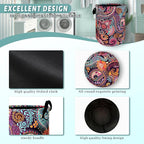 Mandala Paisley Laundry Hamper Retro Boho Colorful Laundry Basket - Image 4