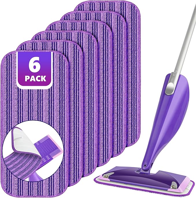 Reusable Mop Pads Compatible by TINATONY