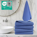 POLYTE 430 GSM Microfiber Lint Free Hand Towel, 16 x 30 in, 4 Pack - Image 2