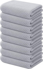 Kitinjoy 100% Cotton Waffle Weave Kitchen Hand Towels by Kitinjoy