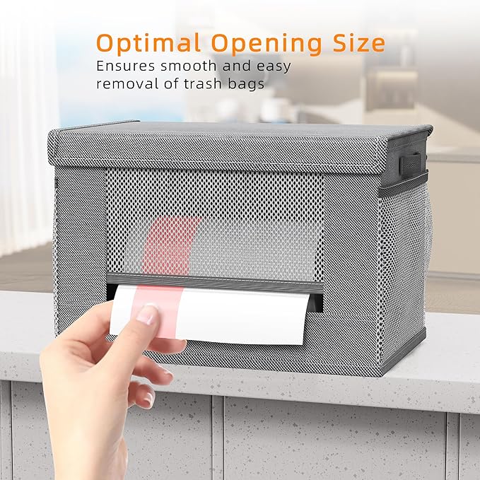 Trash Bag Holder Dispenser 2 Pack Extra Large, Oxford Cloth Garbage Bag Storage - Image 3