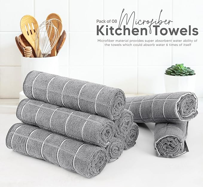 Utopia Towels - Microfiber Kitchen Towels, Super Absorbent 18 x 26 Inches - Image 6